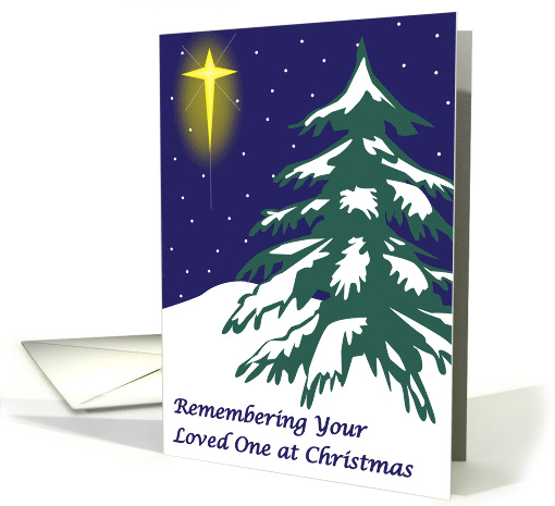 Christmas Remembrance Star Tree card (516292)