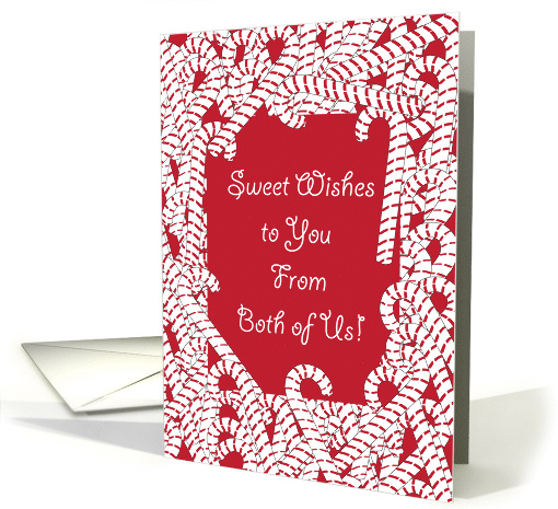 Christmas Candy Cane Wishes card (522940)