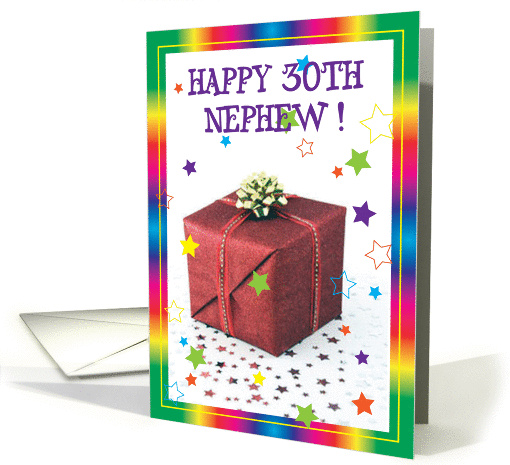 Happy 30th Birthday Nephew card (595944)