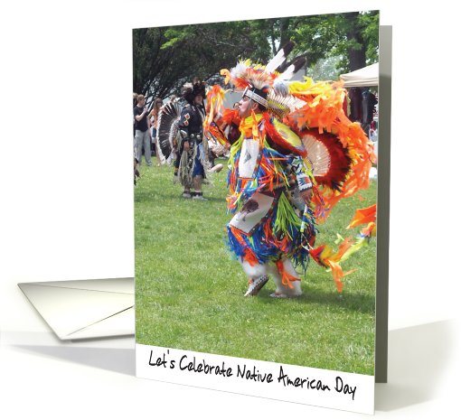Celebrate Native American Day card (601609)