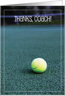 Thank You / Tennis Coach card