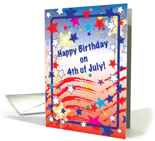 Birthday / 4th of July card (611699)