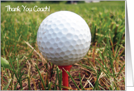 Thank You / Golf Coach card