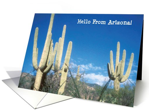 Hello from Arizona, card (620002)