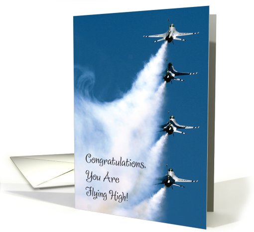Congratulations / Air Force Commission card (630364)