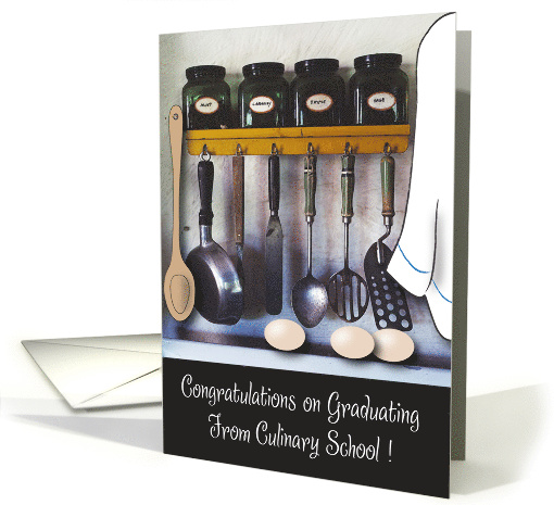 Graduation, Culinary School, Cooking Tools & Spices card (638616)