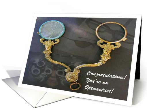 Congratulations / Optometrist card (641832)