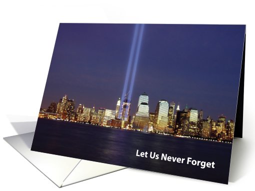Sept. 11 Memorial card (658762)