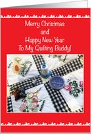 Christmas For a Quilt Club Buddy card
