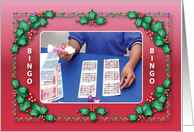 Christmas For a Bingo Player card