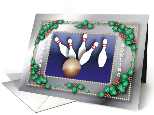 Christmas For Bowling Partner card (682490)