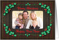 Christmas Photo Card, From Our Family to Yours card