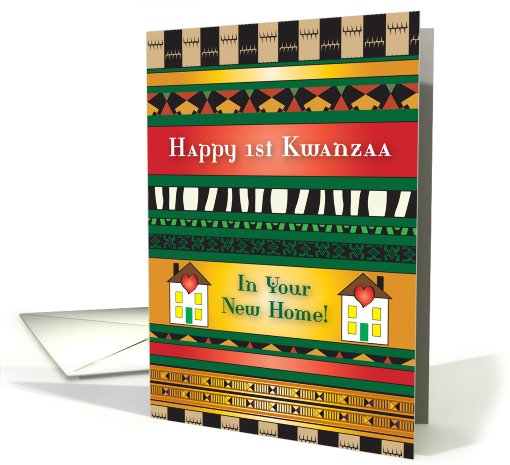 Kwanzaa / 1st Kwanzaa in New Home card (688680)