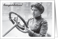 Congratulations / Passing Driving Test card