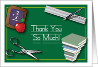 Thank You / After School Help card