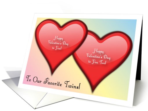 Valentine's Day / Twins card (717168)