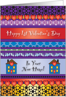 Valentine’s Day / 1st Valentine’s in New Home card