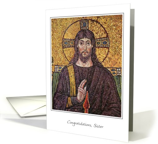 Congratulations / Becoming a Nun card (766081)