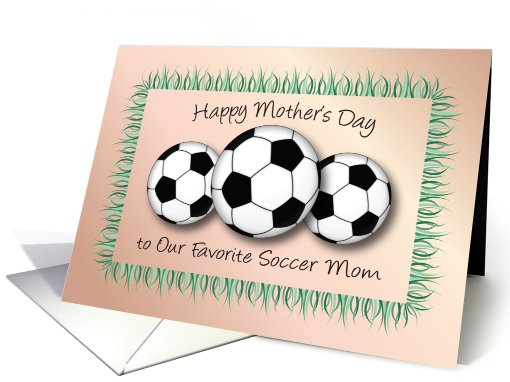 Mother's Day / To Soccer Mom card (766440)