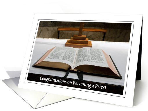 Congratulations / Becoming a Priest card (769572)