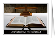 Congratulations / Becoming a Priest card