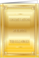 Congratulations / Girl Scout Gold Award card