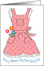 Mother’s Day / From All of Us, Pink Apron card