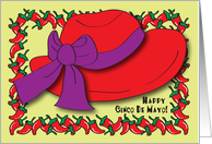 Cinco De Mayo / Red Hat, Chili Peppers card