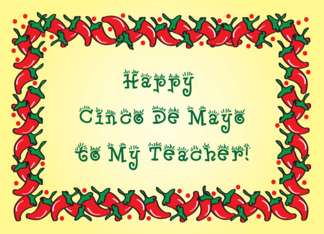 Cinco De Mayo / To Teacher, Chili Peppers