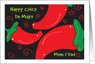 Cinco De Mayo / Mom & Dad, Chili Peppers card