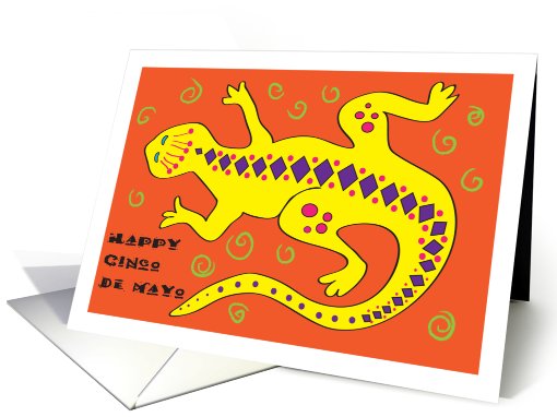 Cinco De Mayo / To Secret Pal, Lizard card (788600)