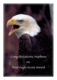 Eagle Scout for a...