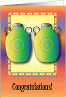 Congratulations / New Jugs, humor card