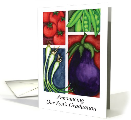 Announcement / Son Graduating, Culinary Arts card (808733)