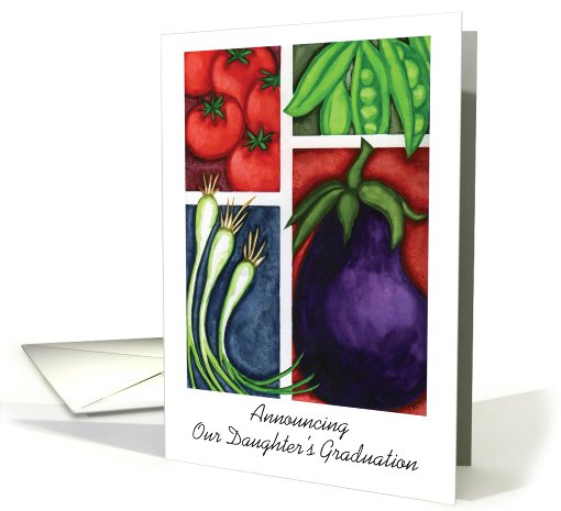Announcement / Daughter Graduating, Culinary Arts card (808734)