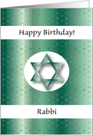 Birthdays / For Rabbi card