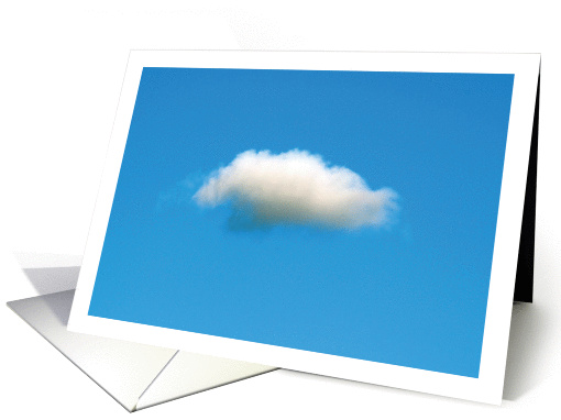 Boss's Day, Fluffy, white cloud, humor card (814348)