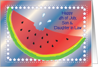 4th of July / Son & Daughter in Law card