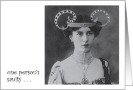 Feel Better / Mental Illness, lady in hat card