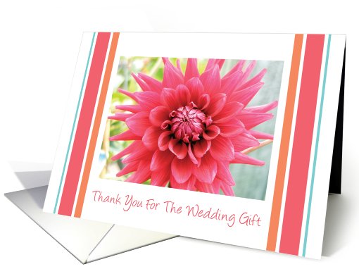 Thank you / Wedding Gift, flower card (827946)