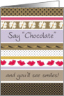 Holidays / National Chocolate Day, Oct. 28 card