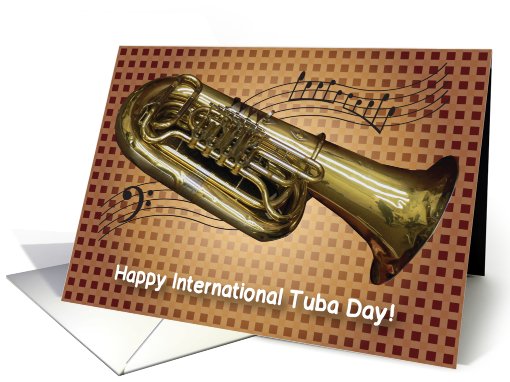 International Tuba Day, tuba, notes card (830660)