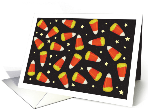 Halloween To Secret Pal, candy corn card (832515)