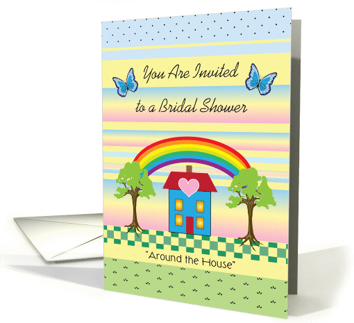 Invitations / To Bridal Shower, Around the House card (832938)