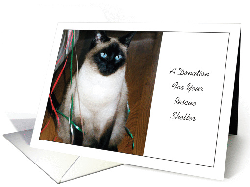 Donation / Animal Rescue Shelter, Charitable Gift card (834845)