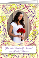 Invitations / To Bridal Shower, Photo Card