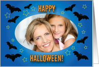 Halloween, Photo Card, Bats card