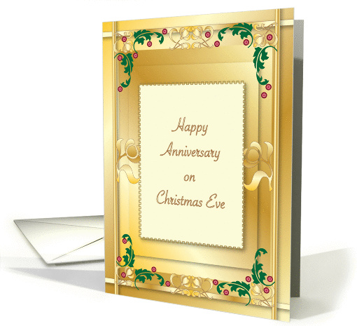 Anniversary / On Christmas Eve card (837235)