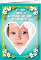 Announcement / Birth of Baby, Photo Card