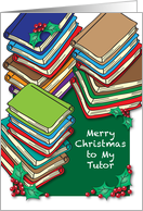 Christmas To My Tutor, Books card